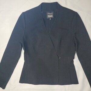 AKRIS Punto Bergdorf Goodman Black Wool Jacket Womens Designer Blazer
